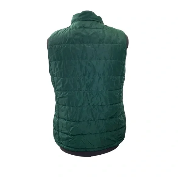 Kim Rogers Women's plus size 1X  Green Quilted lightweight puffer Vest - Picture 4 of 7